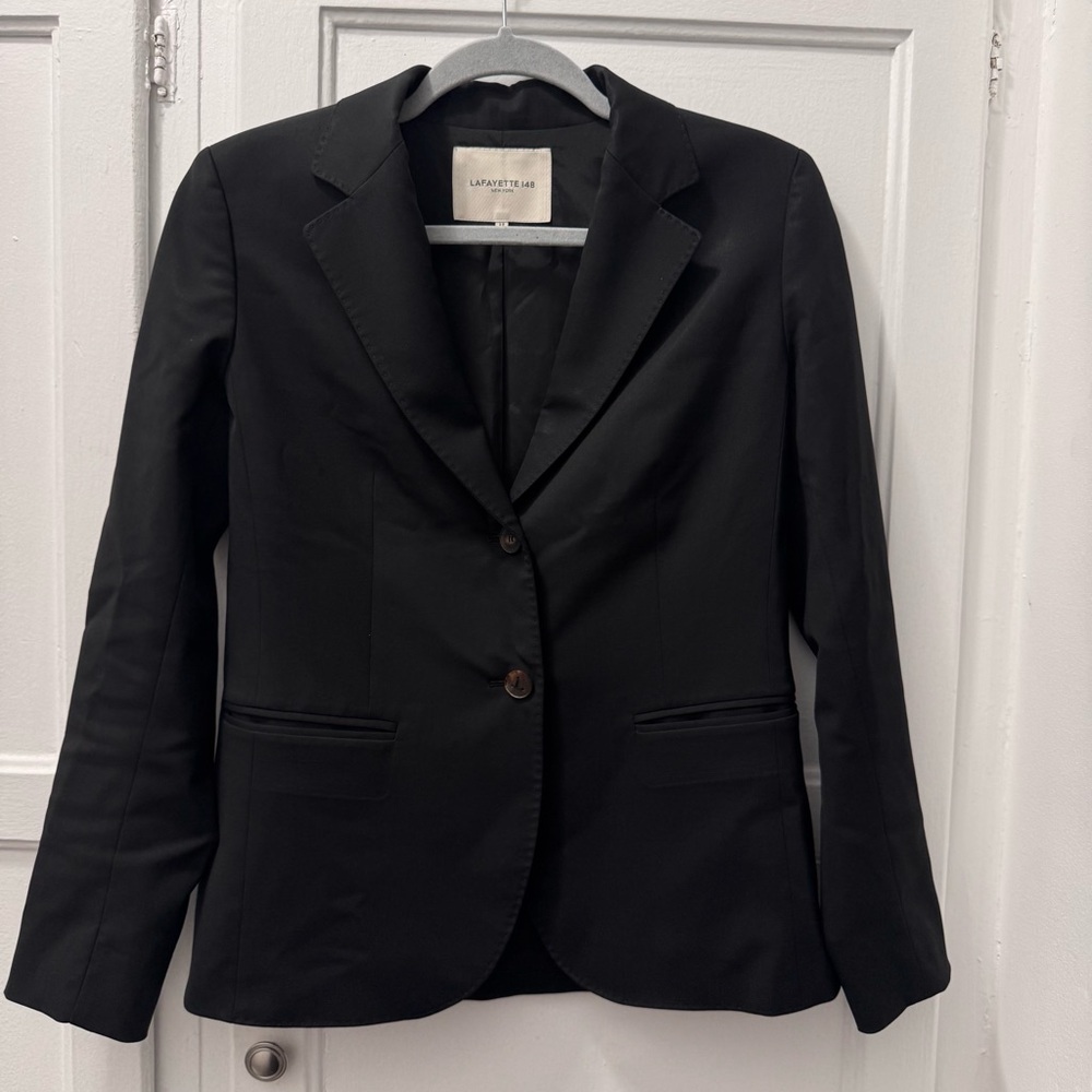 Lafayette 148 Black Blazer